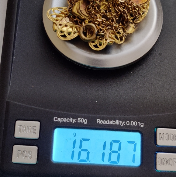 Signed Germany Filigree Hearts Black Molded Glass Necklace - Picture 15 of 15